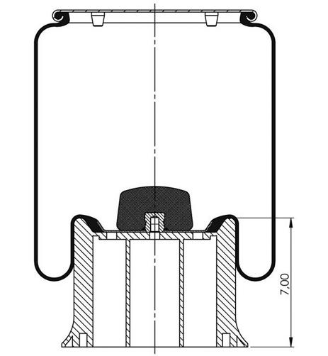 Körük Komple Plastik Piston W013589156 - 42.88.777.90735