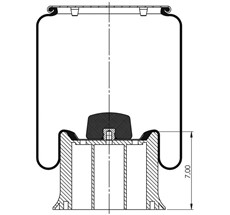 42.88.777.90735 - Körük Komple Plastik Piston W013589156