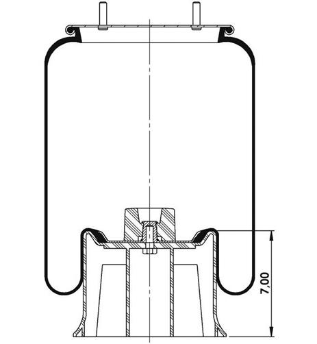 Körük Komple Plastic Piston W013589158 - 42.88.777.90736