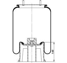 42.88.777.90736 - Körük Komple Plastic Piston W013589158