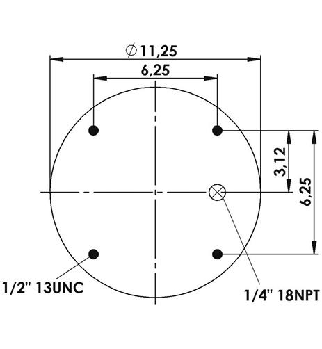 Körük Komple Plastic Piston W013589158 - 42.88.777.90736