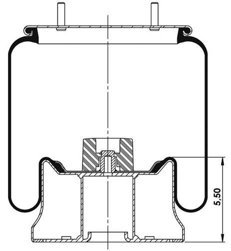 Körük Komple Metal Piston W013589177 - 42.88.777.90737