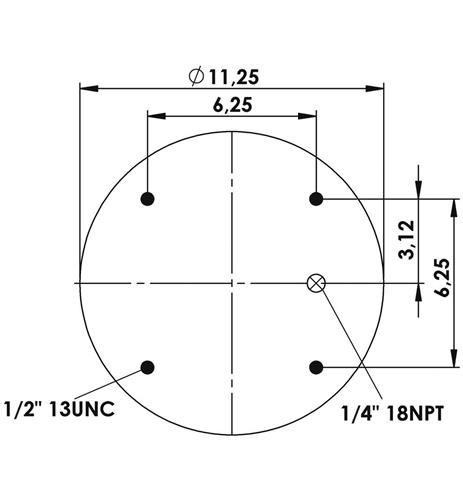 Körük Komple Metal Piston W013589177 - 42.88.777.90737