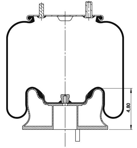 Körük Komple Metal Piston W013589213 - 42.88.777.90738