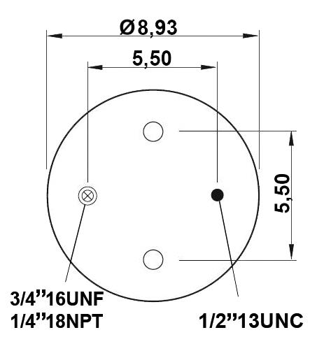 Körük Komple Plastik Piston W013589213 - 42.88.777.90739