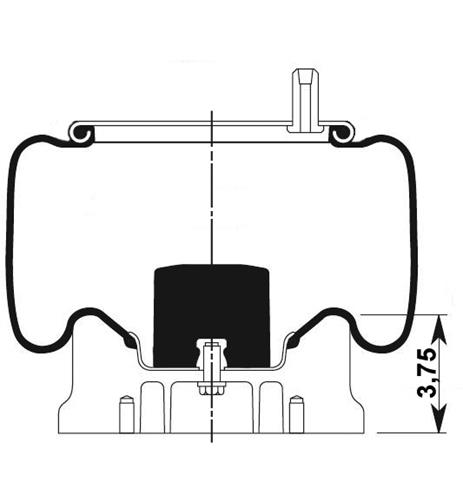 Körük Komple Metal Piston W013589270 - 42.88.777.90741