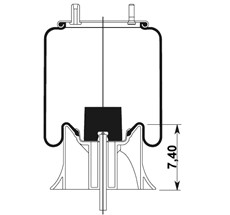 42.88.777.90746 - Körük Komple Plastik Piston W013589370