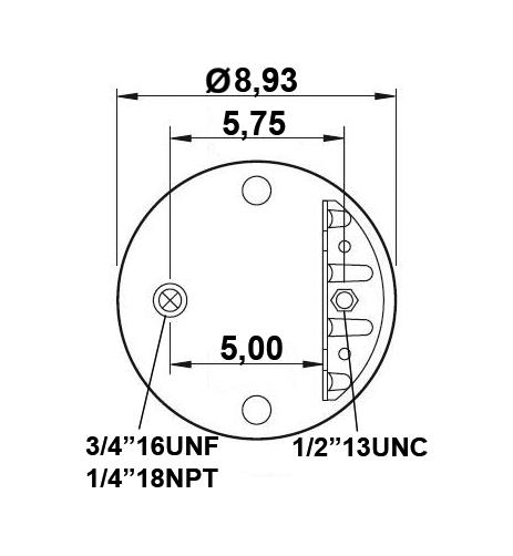 Körük Komple Plastik Piston W013589371 - 42.88.777.90747