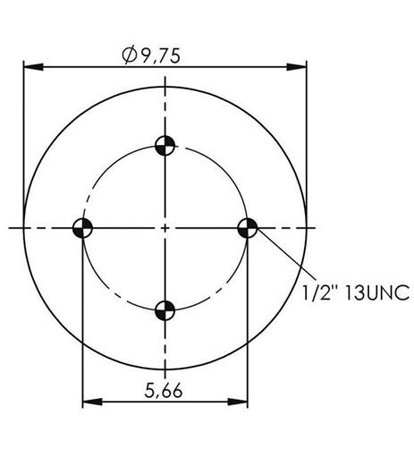 Körük Komple Metal Piston W013589640 - 42.88.777.90750