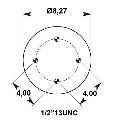 Körük Komple Metal Piston W013588755 - 42.88.777.90753