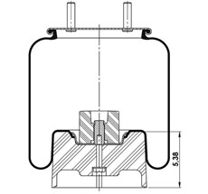 42.88.777.90756 - Körük Komple Plastik Piston W013588713