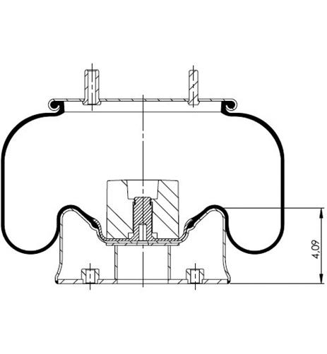 Körük Komple Metal Piston W013588752 - 42.88.777.90757