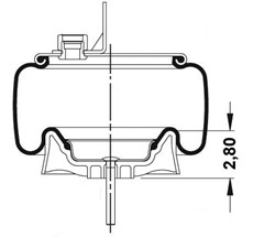 42.88.777.90758 - Körük Komple Plastik Piston W013589541