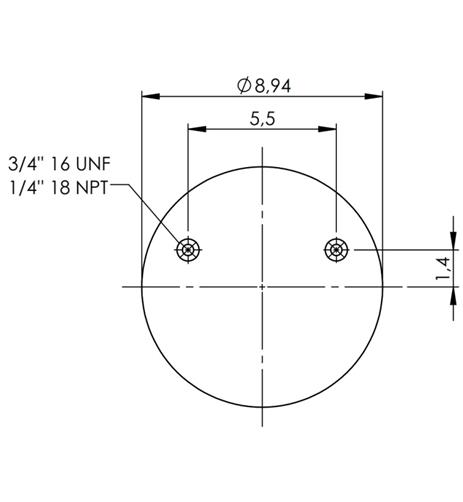 Körük Komple Plastik Piston W013589645 - 42.88.777.90759