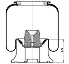 42.88.777.90760 - Körük Komple Metal Piston W013589096