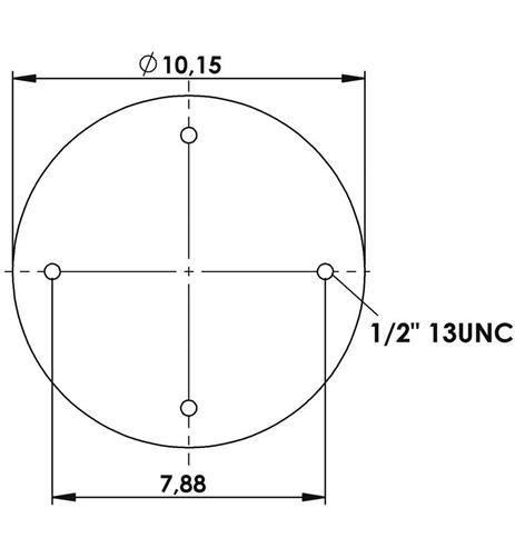 Körük Komple Metal Piston W013589096 - 42.88.777.90760