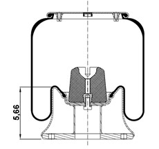 42.88.777.90764 - Körük Komple Metal Piston W013589508