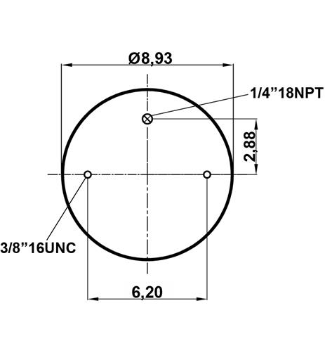 Körük Komple Metal Piston W013589508 - 42.88.777.90764