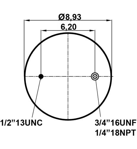 Körük Komple Metal Piston W013589130 - 42.88.777.90765