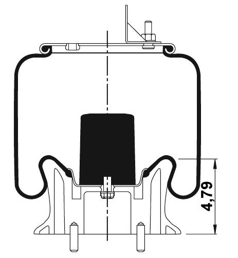 Körük Komple Metal Piston W013589287 - 42.88.777.90767