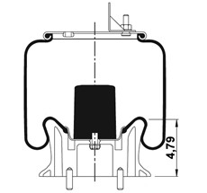 42.88.777.90767 - Körük Komple Metal Piston W013589287