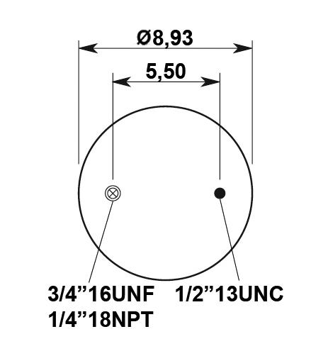 Körük Komple Plastik Piston W013589923 - 42.88.777.90771