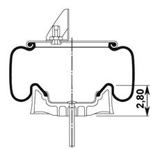 42.88.777.90772 - Körük Komple Plastik Piston W013589622