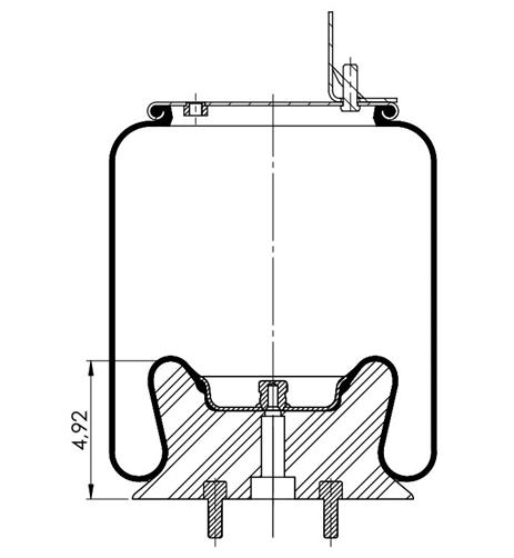 Körük Komple Plastik Piston W013589296 - 42.88.777.90774