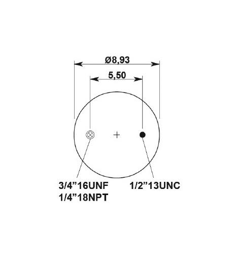 Körük Komple Plastik Piston W013588204 - 42.88.777.90775