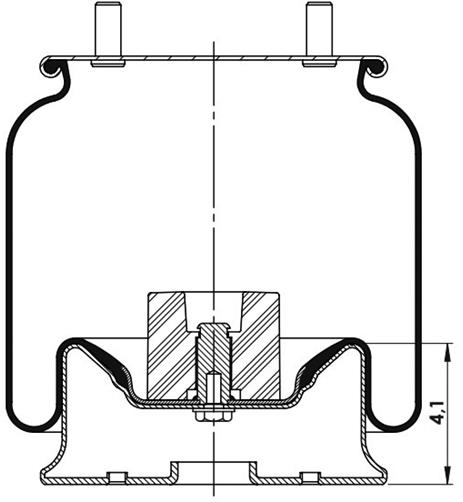 Körük Komple Metal Piston W013588753 - 42.88.777.90777