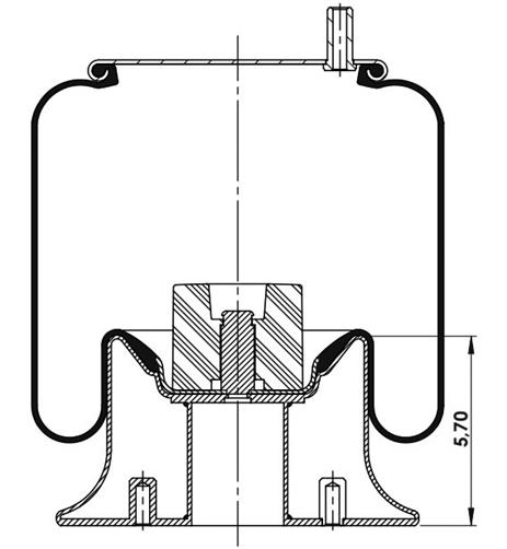 Körük Komple Metal Piston W013588944 - 42.88.777.90780