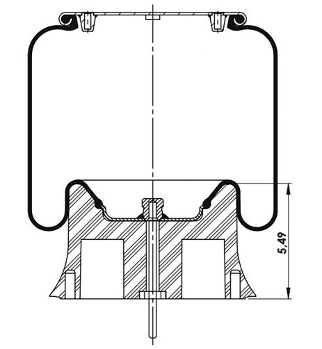 Körük Komple Plastik Piston W013589026 - 42.88.777.90781