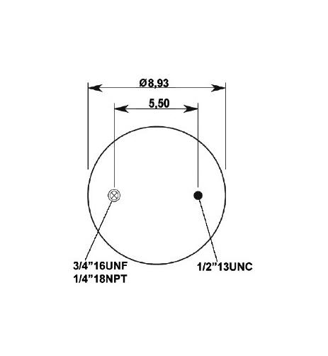 Körük Komple Plastik Piston W013589084 - 42.88.777.90782