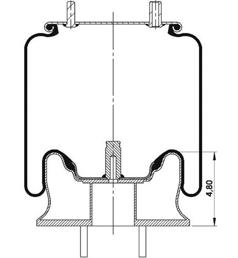 Körük Komple Metal Piston W013589219 - 42.88.777.90785