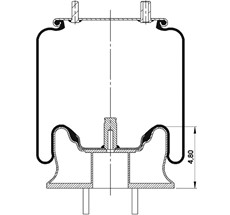 42.88.777.90785 - Körük Komple Metal Piston W013589219