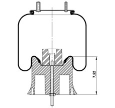 42.88.777.90788 - Körük Komple Plastik Piston W013589346