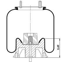 42.88.777.90789 - Körük Komple Plastik Piston W013589362