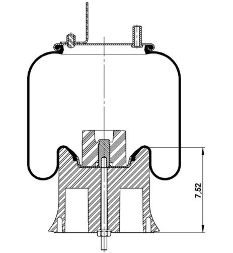 Körük Komple Plastik Piston W013589471 - 42.88.777.90791