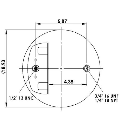 Körük Komple Plastik Piston W013589471 - 42.88.777.90791