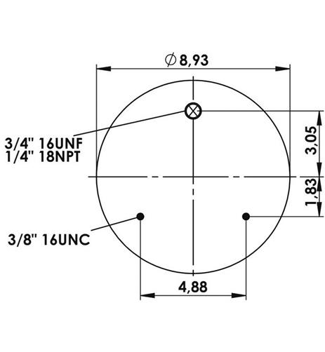 Körük Komple Metal Piston W013589579 - 42.88.777.90792