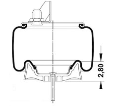 42.88.777.90796 - Körük Komple Plastik Piston W013589675