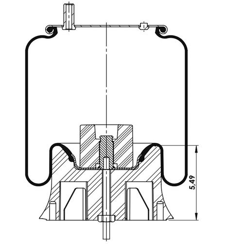 Körük Komple Plastik Piston W013589936 - 42.88.777.90798