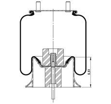 42.88.777.90799 - Körük Komple Plastik Piston W013589974