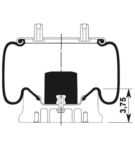 Körük Komple Metal Piston W013588637 - 42.88.777.90802