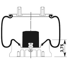 42.88.777.90802 - Körük Komple Metal Piston W013588637