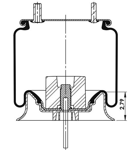 Körük Komple Plastik Piston W013589807 - 42.88.777.90803