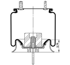 42.88.777.90803 - Körük Komple Plastik Piston W013589807