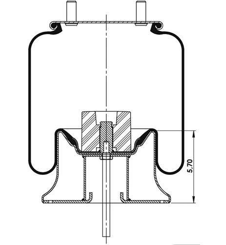 Körük Komple Metal Piston W013589974 - 42.88.777.90805