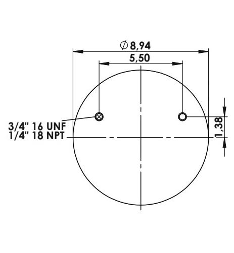 Körük Komple Metal Piston W013589974 - 42.88.777.90805