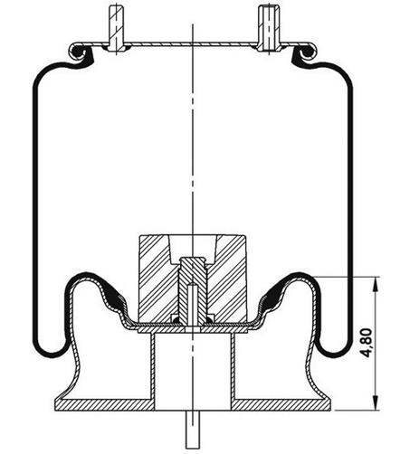 Körük Komple Metal Piston W013589466 - 42.88.777.90806